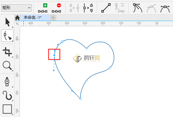 CorelDRAW形状工具增加节点的方法第4步