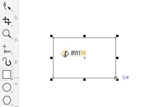 CoreIDRAW矩形工具画出来的黑框线不见了怎么办第7步