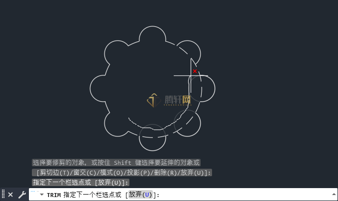 AutoCAD怎么做到随意修剪第3步