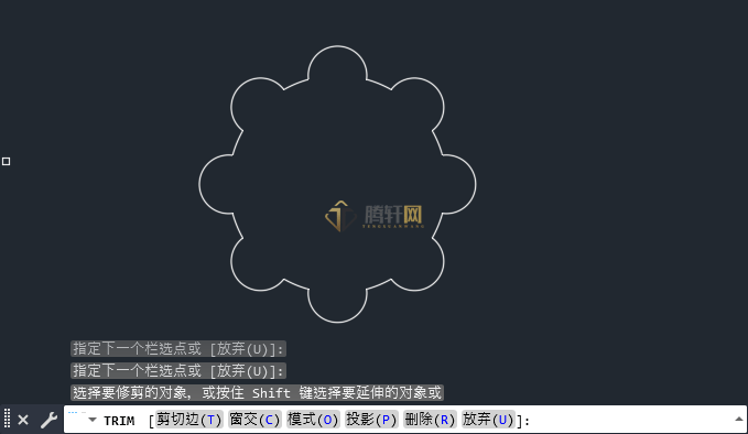 AutoCAD怎么做到随意修剪第5步