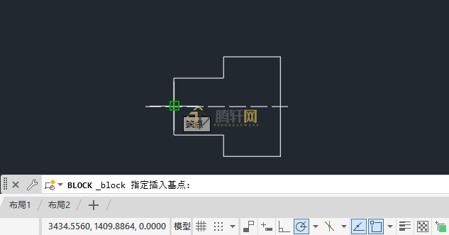 AutoCAD 2024创建块的方法第5步