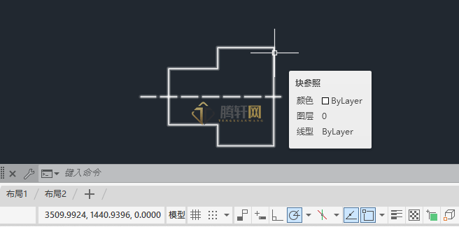 AutoCAD 2024创建块的方法第9步