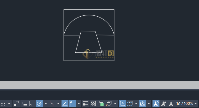 AutoCAD 2024绘制火灾报警电话图例的方法第7步