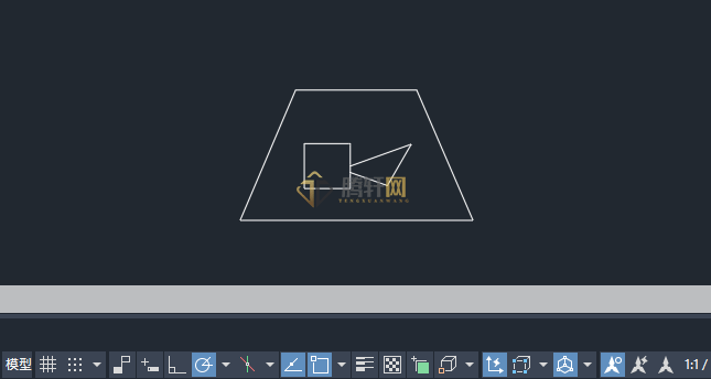 AutoCAD 2024绘制火灾报警发声器图例的方法第6步