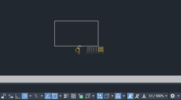 AutoCAD 2024绘制消防控制中心图例的方法第2步