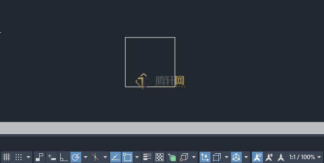 AutoCAD 2024绘制温感探测器图例的方法第2步