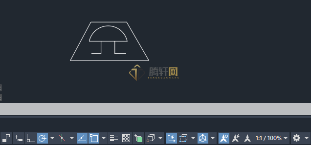 AutoCAD 2024绘制火灾警铃图例的方法第6步