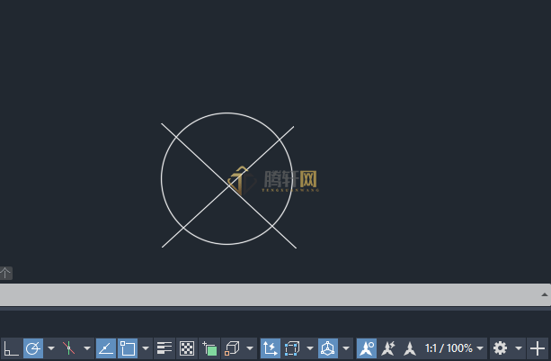 AutoCAD 2024绘制水图例的方法第4步