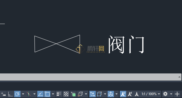 AutoCAD 2024绘制消防阀门图例的方法第5步