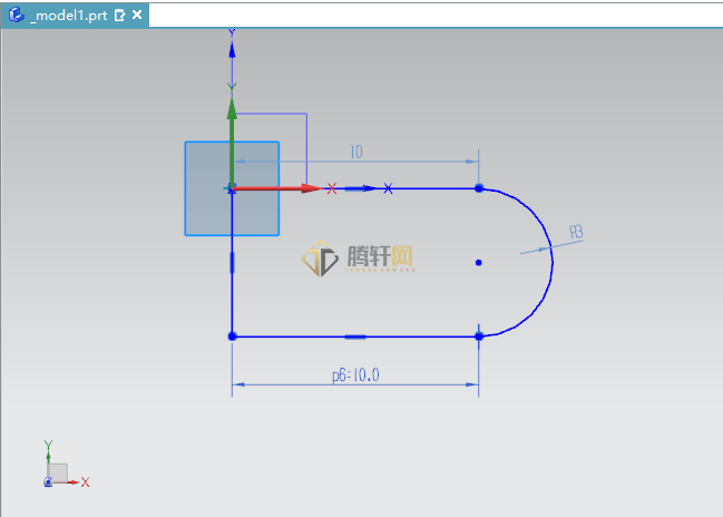 UG12.0如何使用圆弧轮廓工具的使用方法第6步