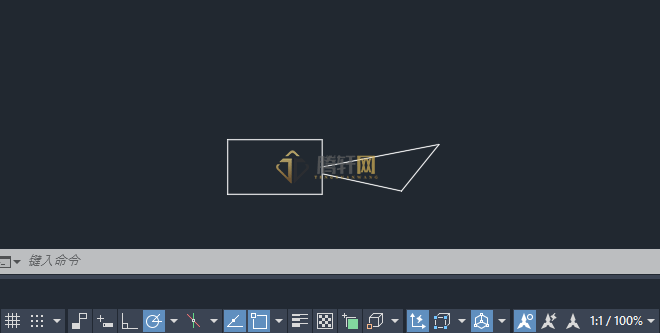 AutoCAD 2024绘制发声器图例的方法第4步