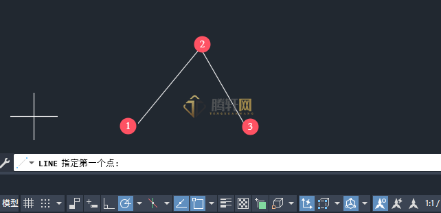 AutoCAD 2024绘制消防火焰图例的方法第2步