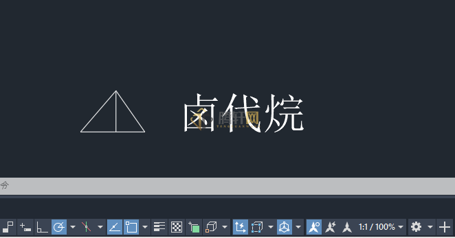 AutoCAD 2024绘制消防卤代烷图例的方法第5步