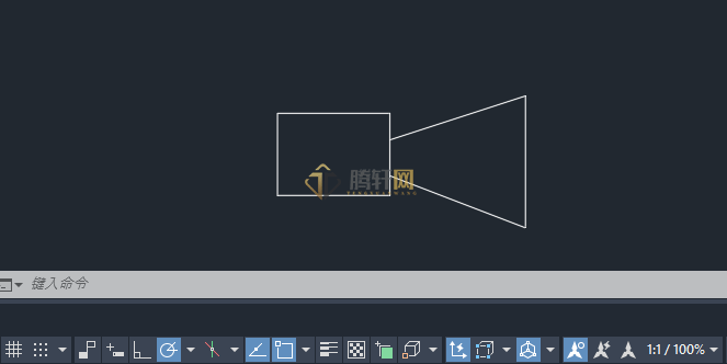 AutoCAD 2024绘制消防中扬声器图例的方法第4步