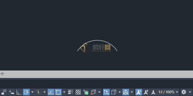 AutoCAD 2024绘制消防中电铃图例的方法第2步