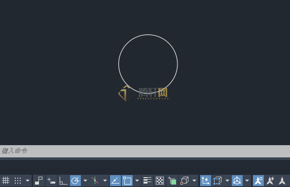 AutoCAD 2024绘制消防中泡沫混合器立管图例的方法第2步