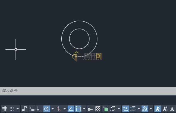 AutoCAD 2024绘制消防中泡沫混合器立管图例的方法第3步