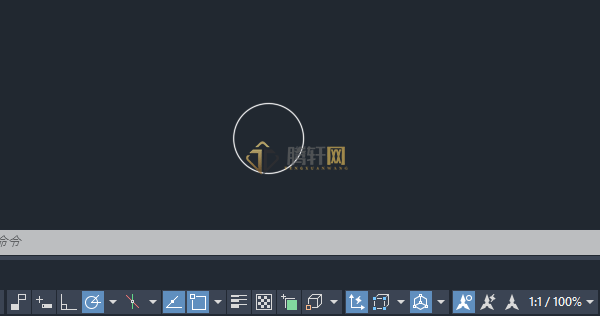 AutoCAD 2024绘制消防中干式立管图例第2步