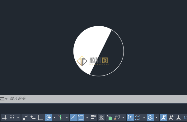 AutoCAD 2024绘制消防中消火栓图例第6步