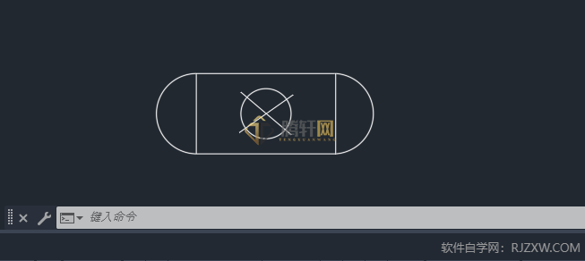 AutoCAD 2024绘制消防水罐图例的方法第10步