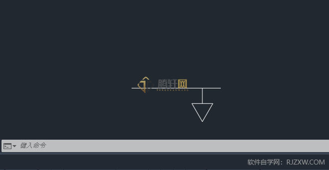 AutoCAD 2024绘制消防开式喷头图标的方法第4步