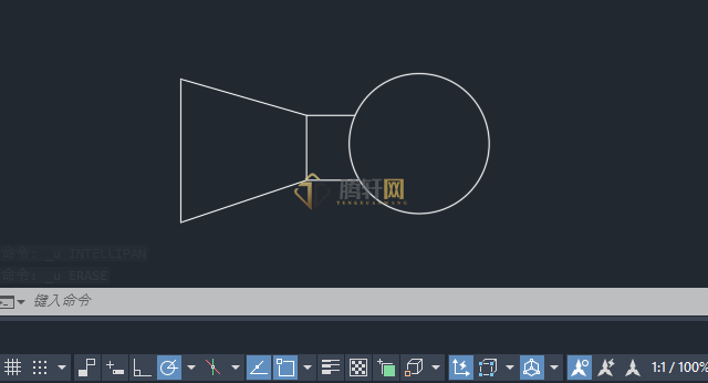 AutoCAD 2024绘制消防泡沫产生器图例的方法第5步