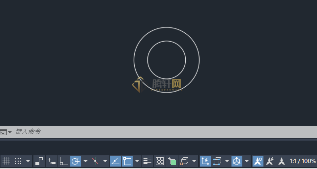 AutoCAD 2024绘制干式立管图标的方法第3步