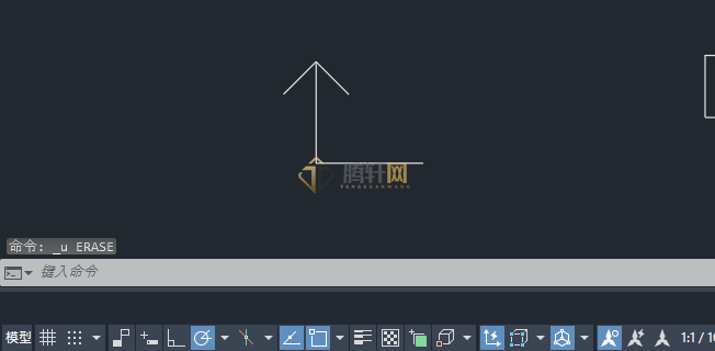 AutoCAD 2024如何绘制一个播放循环图标第3步