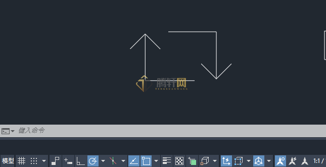 AutoCAD 2024如何绘制一个播放循环图标第5步